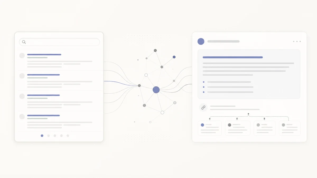 Traditional search ranking signals transforming into AI answer and entity signals